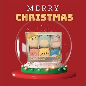 Squishmallows Holiday Squad, NIB!
